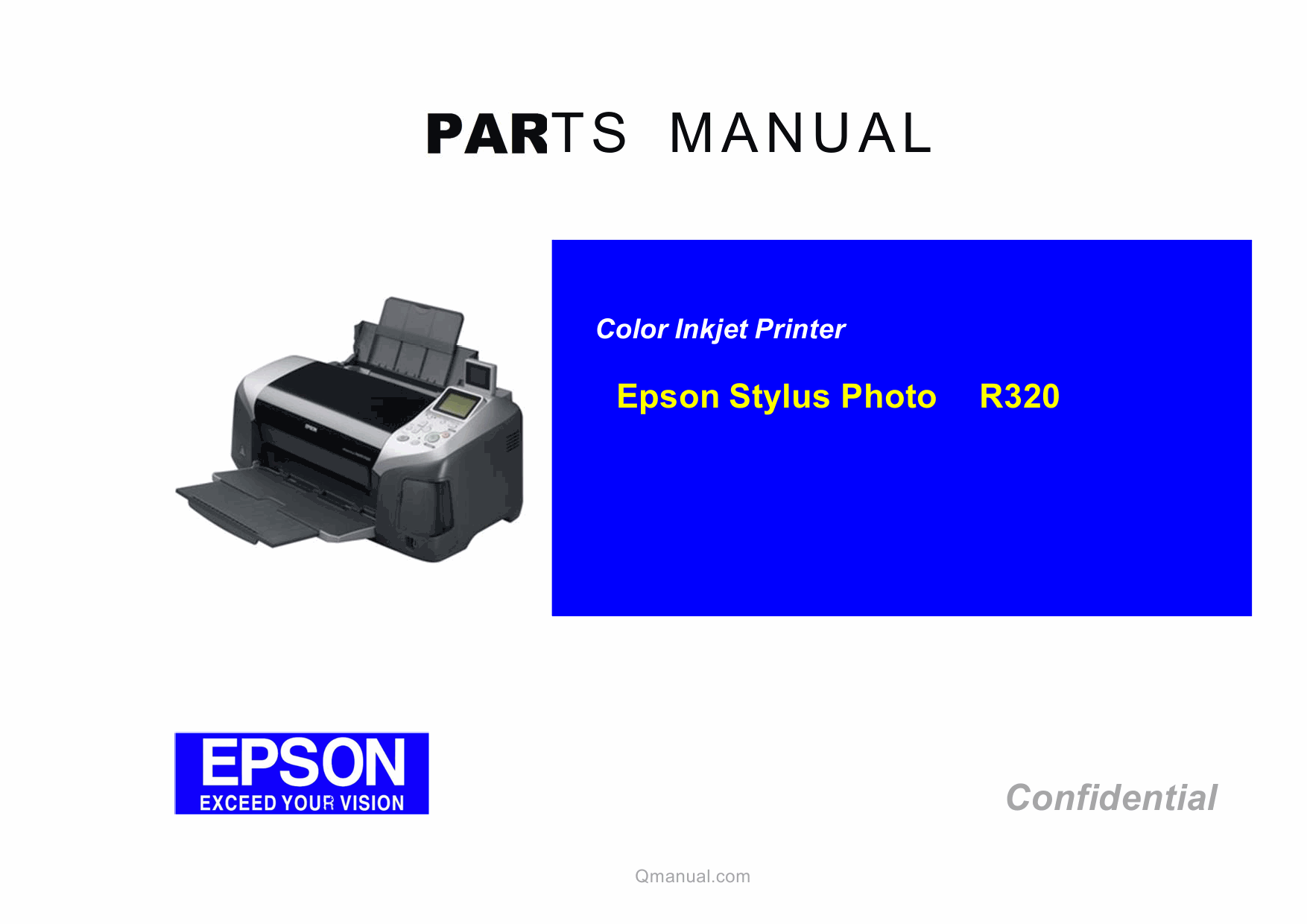 EPSON StylusPhoto R320 Parts Manual-1